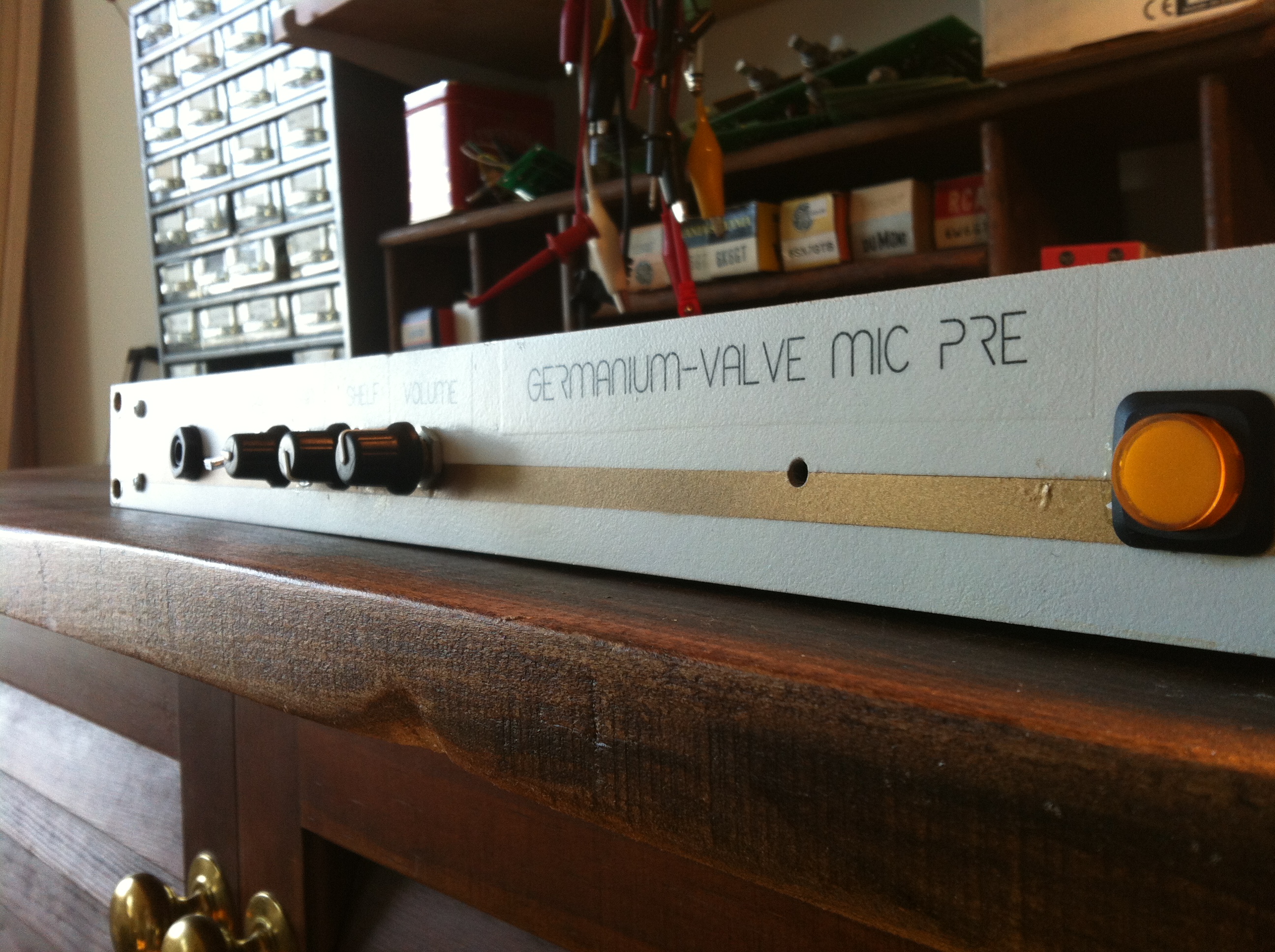 Hybrid tube/germanium microphone preamp