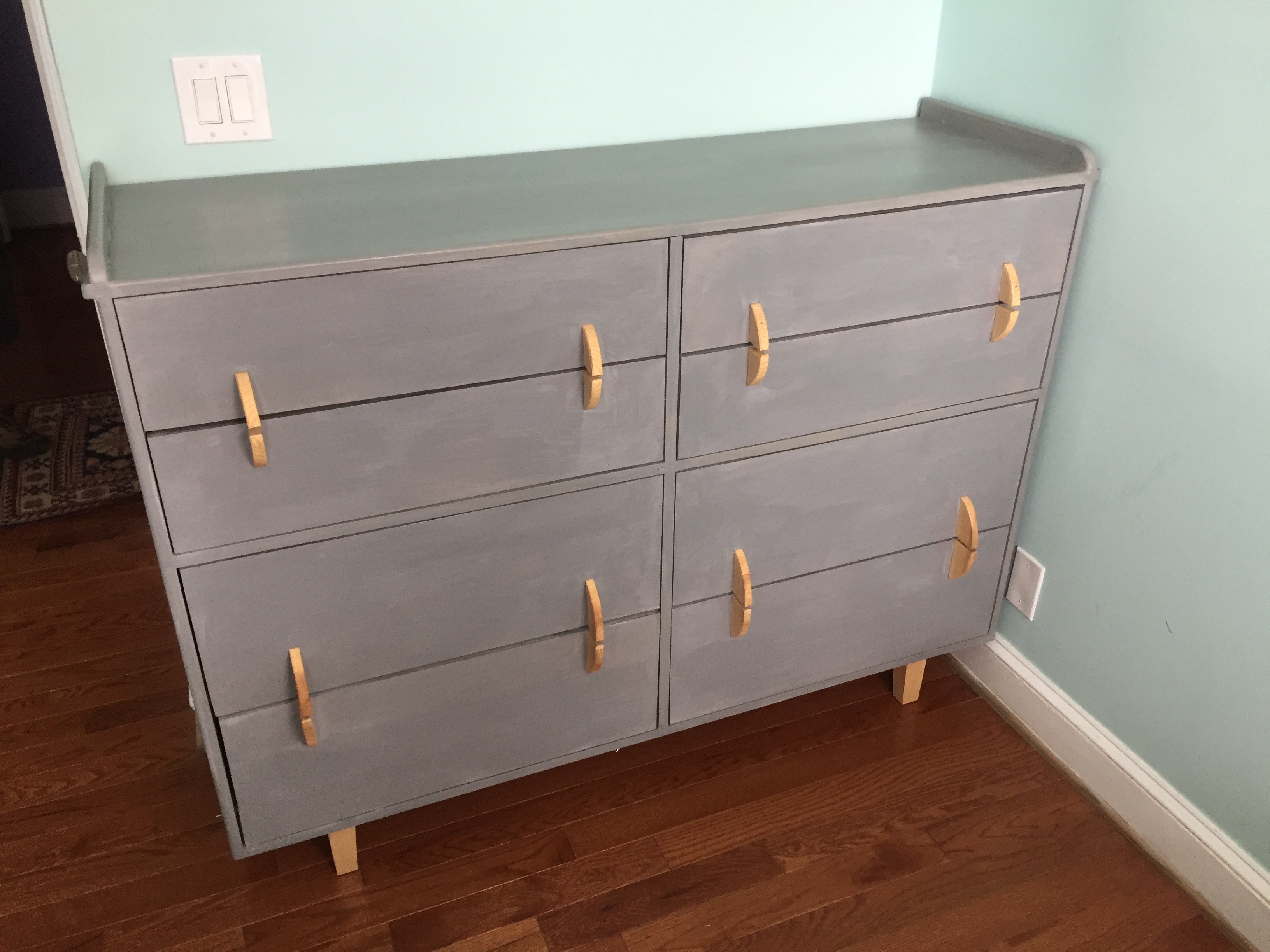 Child's dresser, painted poplar