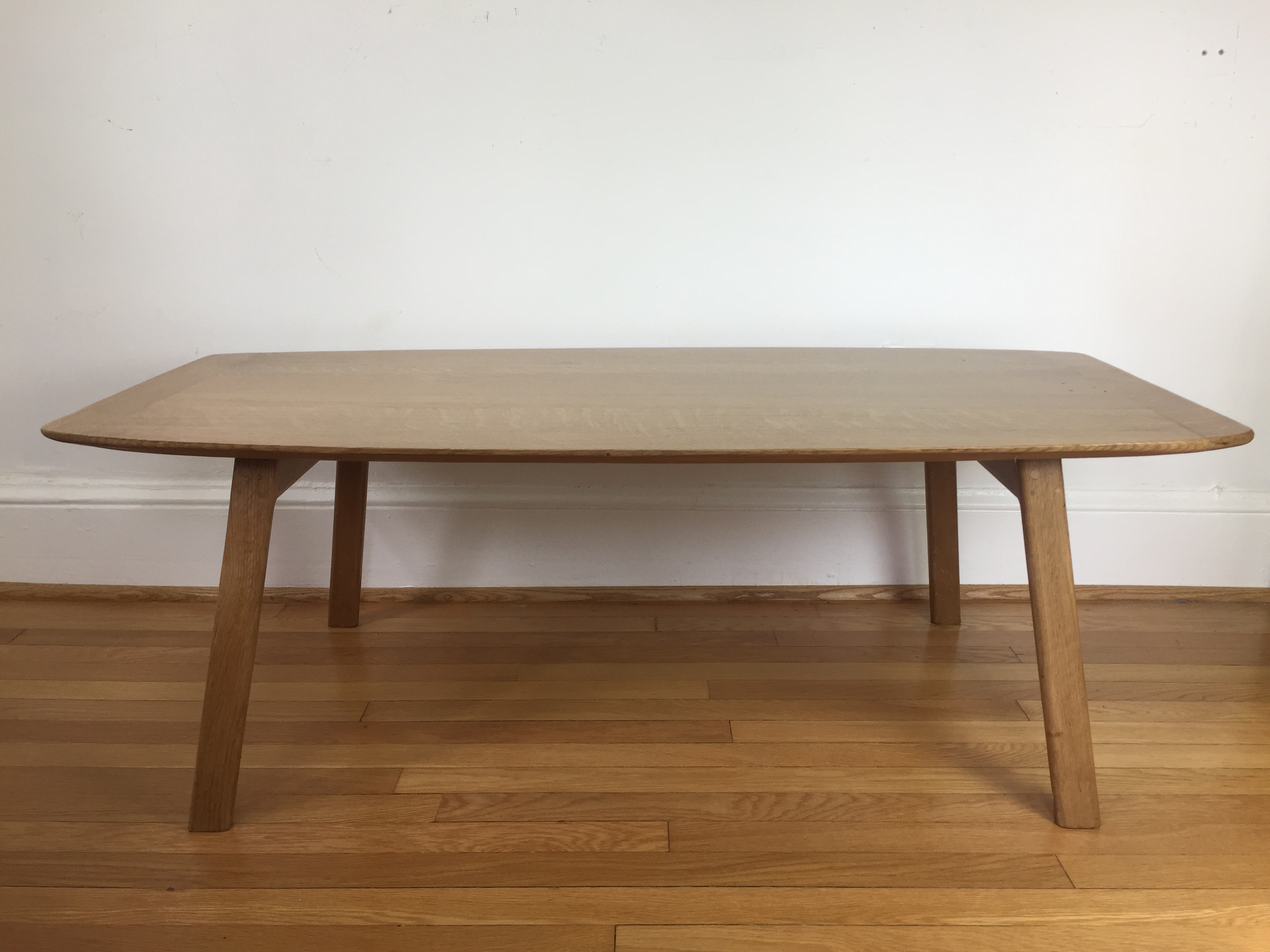 Coffee table, quartersawn white oak